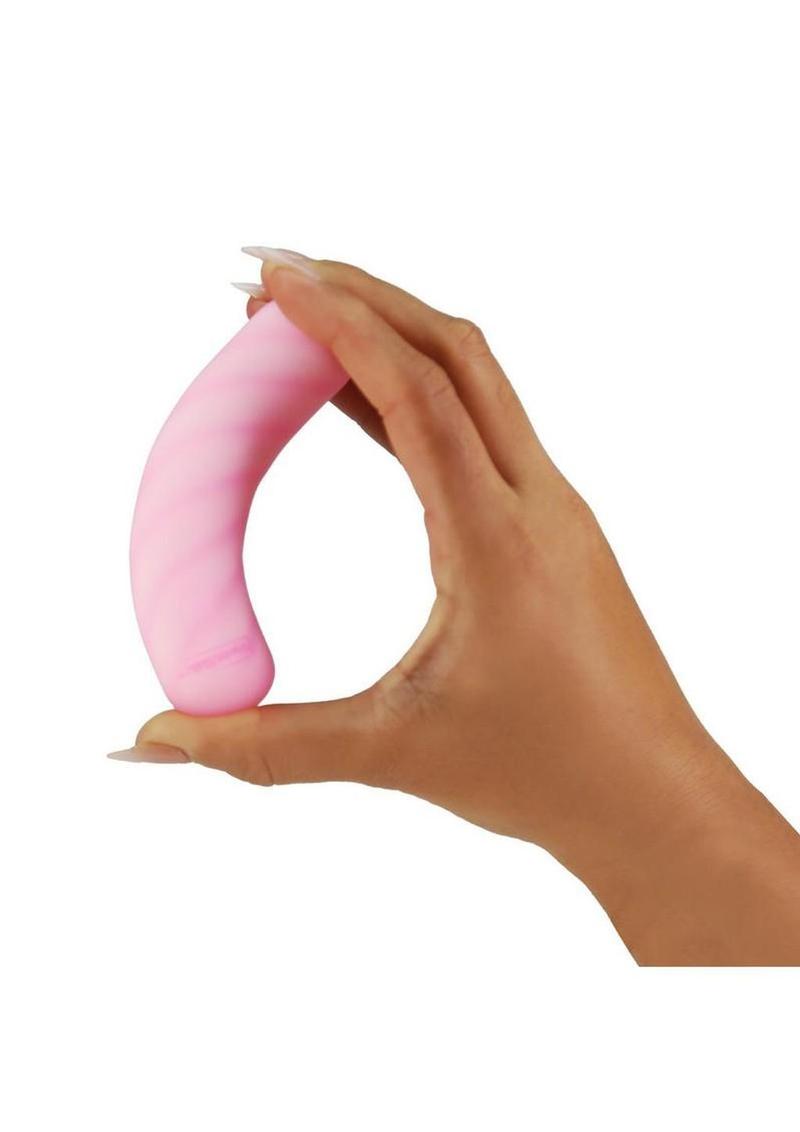 Softies Dual Rechargeable Silicone Body Bullet Vibrator 4in - Pink - Image 4