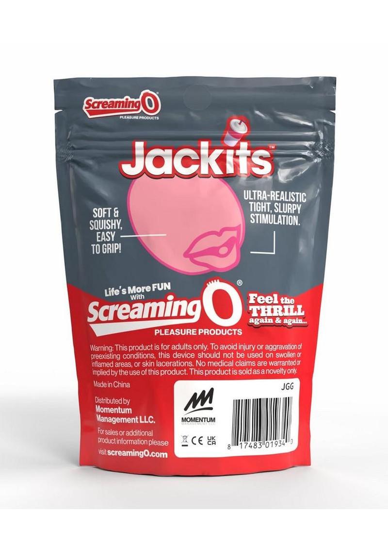Screaming O Jackits Gluck Gluck Pocket Stroker - Mouth - Pink - Image 4