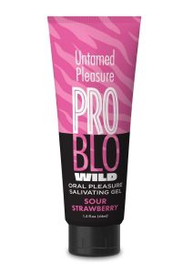 ProBlo Wild Oral Pleasure Salivating Gel 1.5oz - Sour Strawberry