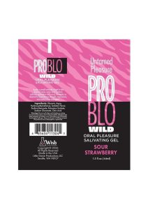 ProBlo Wild Oral Pleasure Salivating Gel 1.5oz - Sour Strawberry