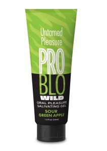 ProBlo Wild Oral Pleasure Salivating Gel 1.5oz - Sour Green Apple