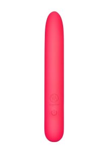 Together Slim Ladyfinger Silicone Rechargeable Vibrator - Pink