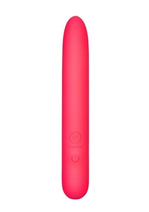 Together Slim Ladyfinger Silicone Rechargeable Vibrator - Pink