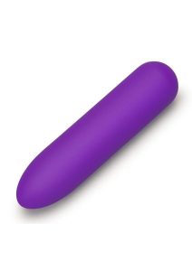 Together Point Pointy Bullet Silicone Rechargeable Vibrator 3.5in - Purple