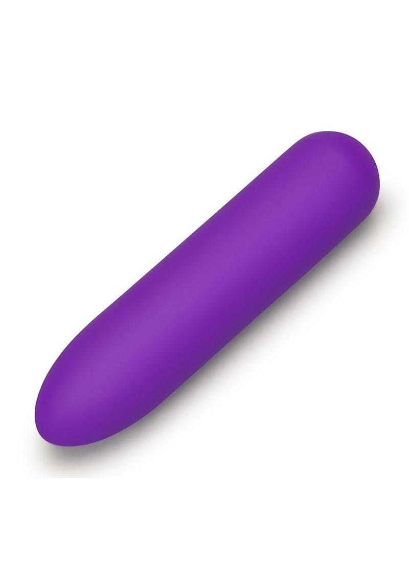Together Point Pointy Bullet Silicone Rechargeable Vibrator 3.5in - Purple