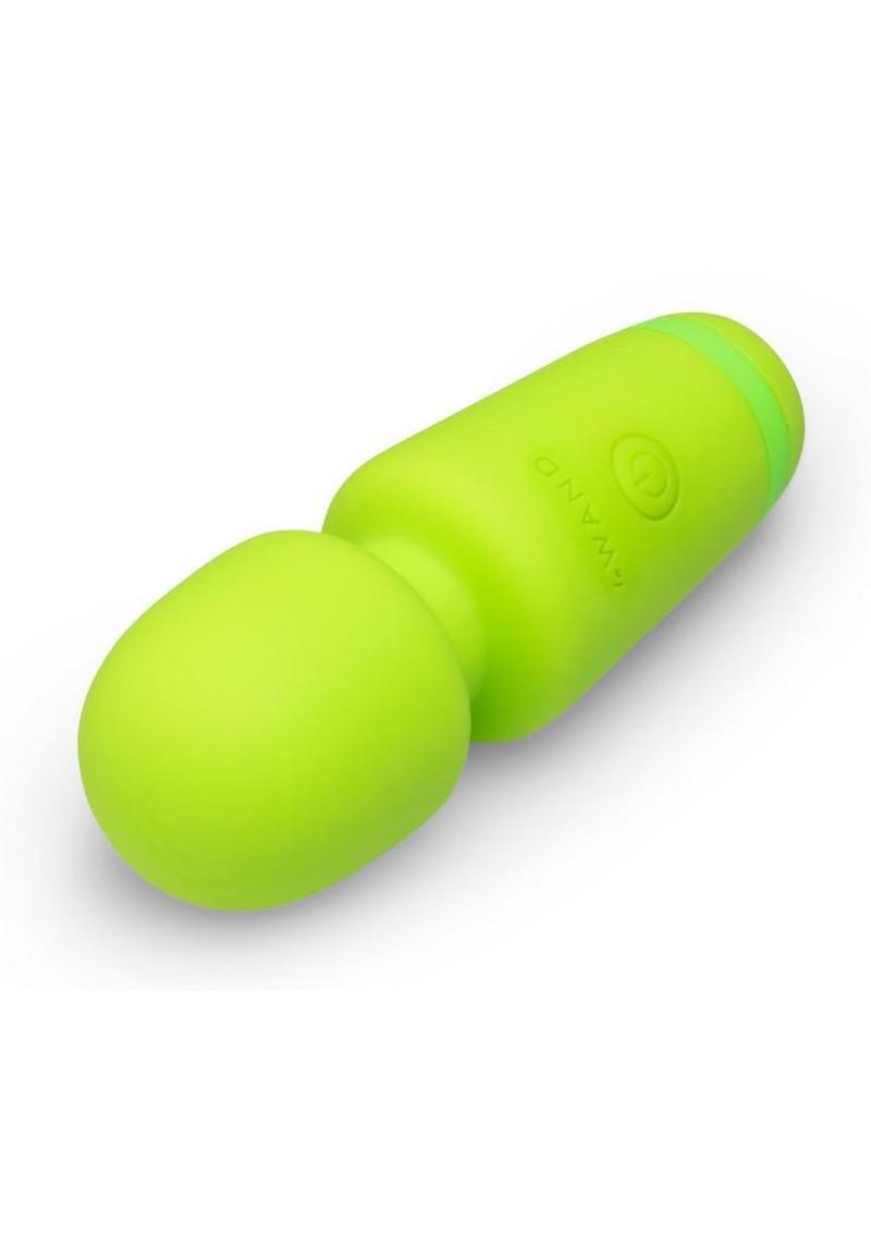 Le Wand Mini Wand Silicone Rechargeable Vibrator – Green