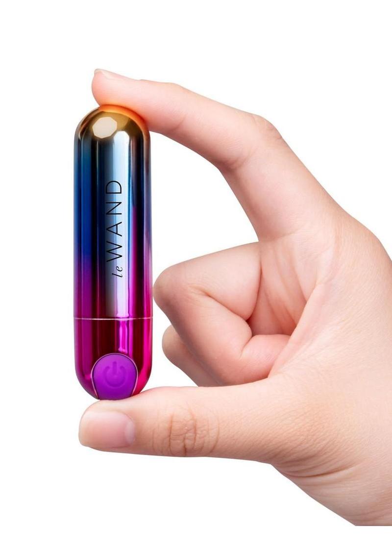 Le Wand Rechargeable Bullet Vibrator - Rainbow - Image 4