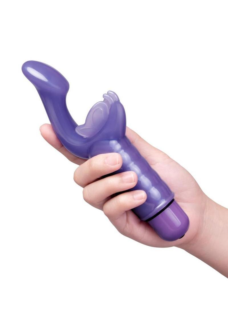 VibeFantasy Butterfly G-Spot Kisser Stimulator - Purple - Image 3