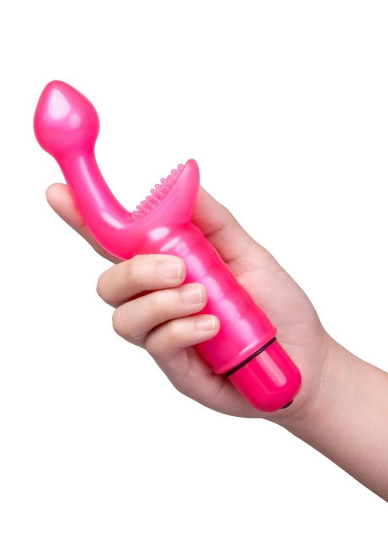 VibeFantasy G-Spot Kisser With Clitoral Stimulator - Pink - Image 3