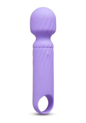 VibeFantasy Lolly Wand Rechargeable Mini Wand 5In - Purple
