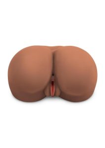 Stroke-X Bubble Butt Masturbator - Pussy and Ass - Chocolate
