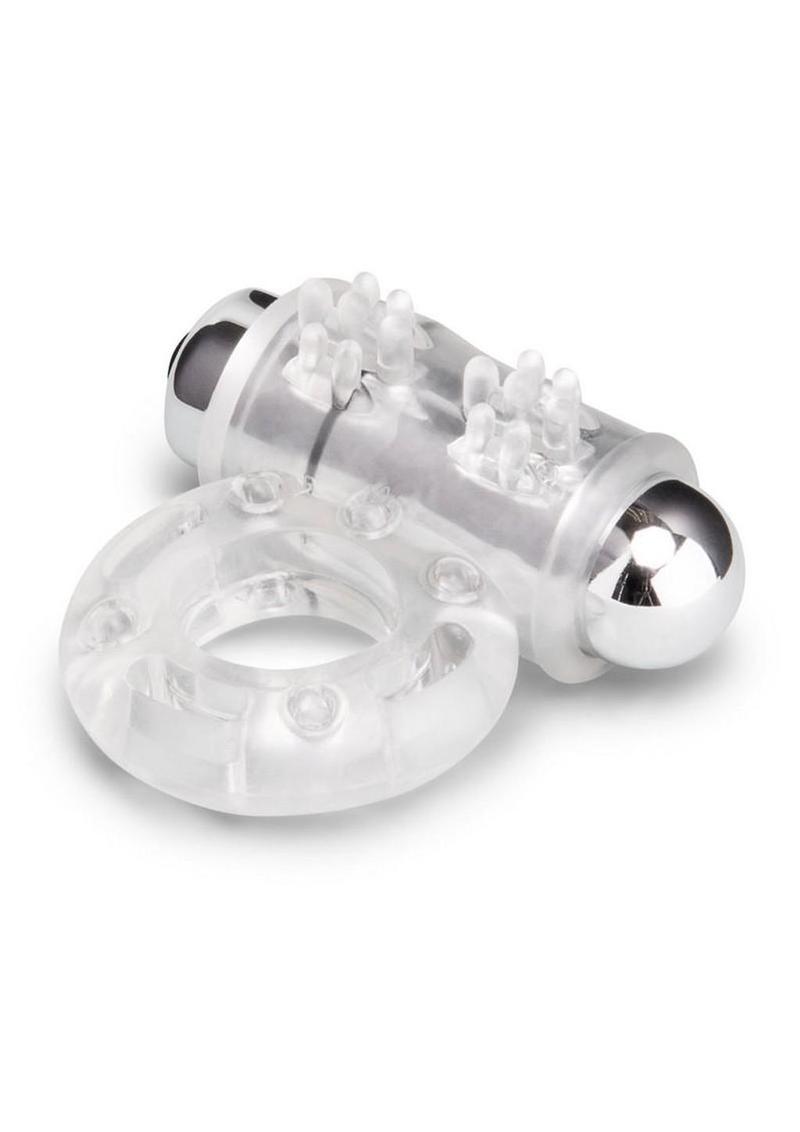 Performance C-Vibes Multi-Speed Vibrating Cock Ring - Clear/Silver - Image 3