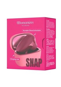 Womanizer Snap Portable Stimulator with Charging Case - Crushed Perry