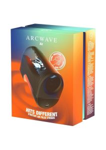 Arcwave Air Rechargeable Silicone Pulse Waves Stroker - Black